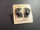 Matching Pair Vintage Wwii   Usmc Us Marine Corps Screw Back Collar Insignia Ega