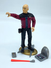 Star Trek Tng La Forge Worf Picard Data Action Figures Loose W  Accessories Nice