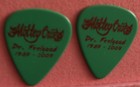 Lot Of 2 Motley Crue Guitar Pick - 2009 Dr  Feelgood 20th Tour Worldwide Ship