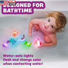    Dinos    Dinosaur Light Up Bath Toys  6 Pack   Water-activated Light Up Toys Fla
