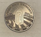 2010 Metal Chipotle Mexican Grill Coin token  Rare Good For One Burrito