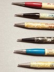 6 Vintage Advertising Mechanical Pencils