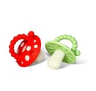 Soft Silicone Infant   Baby 3m  Teether Toy Massaging Bristles Teething Relie   