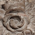 Antique Carved Wood Angel Shelf Floral Cherub Architectural Salvage Handcarved