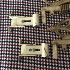 Vintage Pair Of Art Deco Adjustable Swing Arm Curtain Rod W brackets And Rings