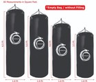 Heavy Punching Bag Set Hanging Boxing Bag Mma Training With Chain Unfilled
