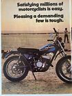 1975 Harley Davidson Motorcycle Two Page Print Ad Amf