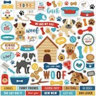 Echo Park Collection Kit I Love My Dog 12 x12  Paper Stickers Made In Usa