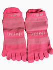  3 Pairs  Size Small  womens 6 - 8 5   Injinji Socks Toe Running Pink No Show