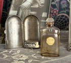 Vintage Coty L origan Mini Perfume Bottle In Metal Case Label Intact
