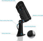 Dummy Security Camera  Fake Cctv Surveillance System With Realistic Red Flashing