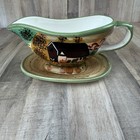 Wcl Pottery Gravy Boat Fall Autumn Pumpkin Thanksgiving