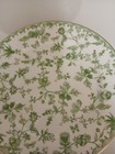 Set Of 4 Grace s Teaware 8  Green Floral  Butterfly Salad   Dessert Plates