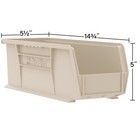 Akro-mils 12 Pack Akrobins Plastic Storage Bins  Space-saving Organizers  Clear