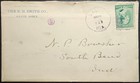 Salix Ia Smith Grain Elevator Mill Advertising Letterhead Violet Cds Target 1890
