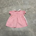 Rare Vtg 80s Toddler Girl Strawberry Shortcake Pink   White Dress 1980