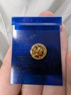  Vintage Anheuser Busch Budweiser Beer Eagle A Logo Lapel Hat Pin 24 Kt Gold 