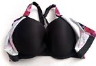 Victorias Secret Nwt Knockout Front Close Black Floral Sport Sports Bra