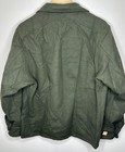 Vintage 1950s Us Military Korean War Wool Olive Green Field Shirt  Jacket M