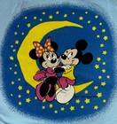 Vintage Walt Disney Productions Mickey Mouse Acrylic Sweatshirt Moon Stars Med 