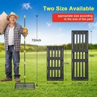 Large Lawn Leveling Rake - Heavy Duty 30 x10  Stainless Steel Leveler Plate