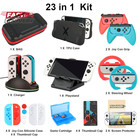 Accessories Bundle For Nintendo Switch Oled Model  Super Kit With Carrying Case 