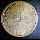 2000 D Sacagawea Dollar Wounded Wing Eagle Attached Lamination Error Unique 