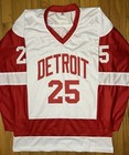 Darren Mccarty Signed Custom White Red Wings Jersey Beckett Witness Coa