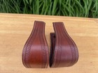Brown Leather Western Saddle Stirrups W Border Tooling
