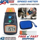 Digital Tachometer Laser Photo Non Contact Rpm Tach Meter Motor Speed Gauge New