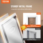 Vevor Pet Door For Wall With Lock And  3 Magnetic Flap System Metal Frame Small