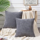 Gawamay Decorative Square Throw Pillow Covers 22 x22  Inch Set Of 2