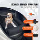 Dog Booster Car Seat Pet Car Seat For Medium Large Dog Up To 100 Lbs Black
