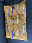 Rare Vtg 1983 America   s Cup Sailing Needlepoint Pillow  Feat  Yacht Australia Ii