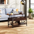 Lift Coffee Table For Living Room  Coffee Table With Storage  Hidden