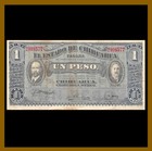 Mexico 1 5 10 20 Pesos  4 Pcs Set   1914-1915 El Estado Chihuahua Revolution Cir