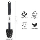 Soap Dispensing Bottle Brush  Comfort Grip  Gray  2 Pieces  in One Package      