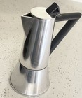 Accademia Lagostina 6- Cup Espresso  Moka Pot Made In Italy Ettore Sottsass