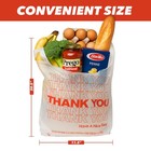 1000 Thank You Plastic Bags T-shirt Shopping Grocery Retail Bulk 11 5x6x21 Gloss