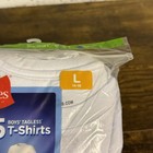 New - Hanes Boys    Tagless T-shirts - Large - White - 5-pack
