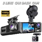 1080p Car Dash Camera Video Dvr Recorder Front inside Night Vision Dual Cam