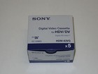 5 Sony Hd Mini Dv Tape Hdm-63vg Fx7 Hvr-z1u Fx1000 S270u V1 Hc9 Fx1 Z7 Camcorder
