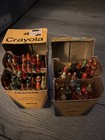 Binney   Smith Crayola Crayons Vintage Box 48 Count Lot Of 2 Packs 60s-70s