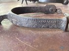 Rare Single Western Cowboy Spur - Vintage Antique Hand Forged Iron