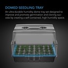 Humidity Dome Germination Kit With 3mm Thickest Dome And Vented Height Extension