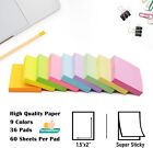 Post Notes Small Post It Notes  1 5x2 Inches 6 36pcs Light Colors Self-stick