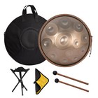 Adult Handpan Drum 22 Inch 12 Notes 440hz D Minor Kurd Steel Handpan Drum New