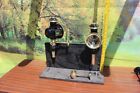 Pair Horse Drawn 12 Volt Carriage Lamps Brass  Pony Size With Heavy Holders