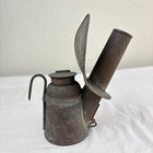 Large Antique Mining Teapot Style Wick Oil Lamp From Bisbee Arizona