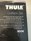 Thule Gopack Set 8006 Roof Cargo Box Luggage Bags 4 Piece New